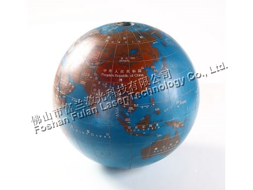 Globe laser engraving