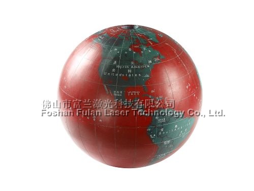 Sphere spherical laser engravingSphere (shaped coaxial objects) laser engraving