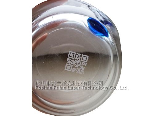 Tempered glass laser marking two-dimensional code